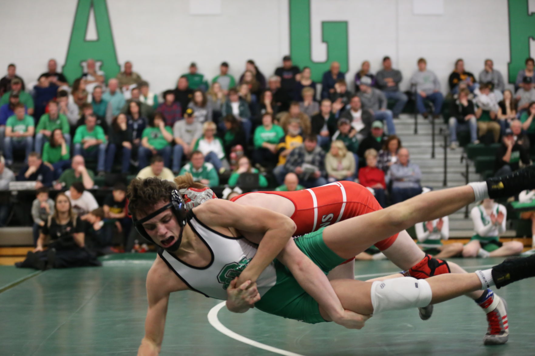 Osage, Forest City, Clarion and New Hampton wrestling, Dec. 22, 2017